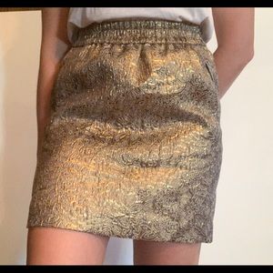 Gold skirt